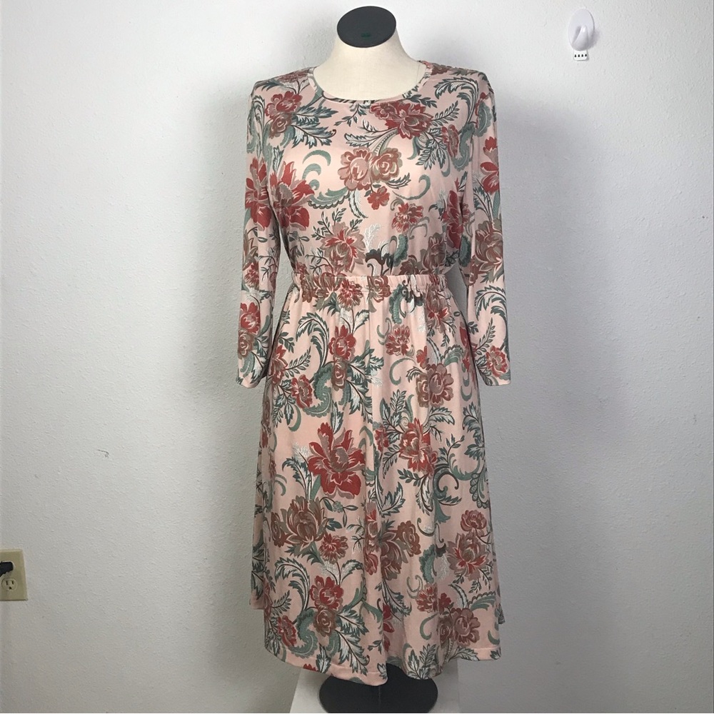 Serengeti Set Of 2 Skirt / Top Women’s Size L Multicolor Pullover 3/4 Sleeve - Picture 15 of 16